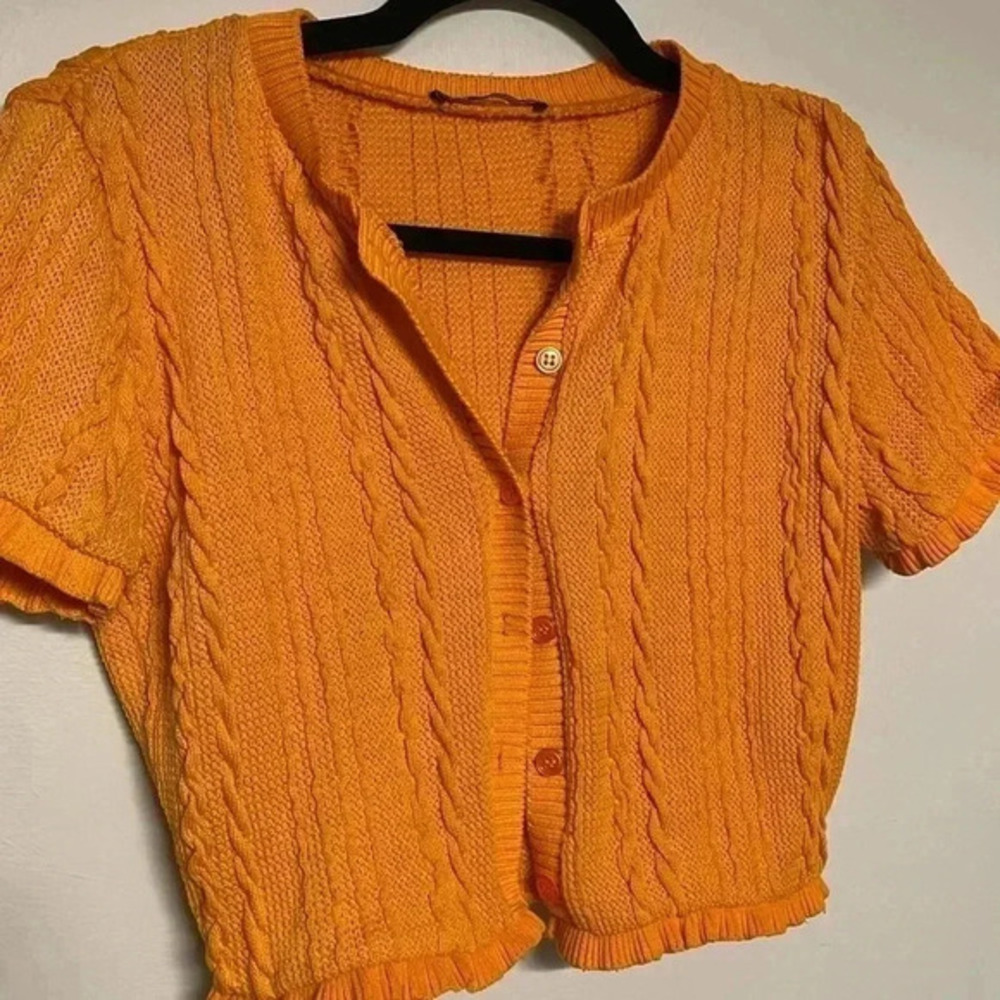 Cardi top with frills - Picture 5 of 8